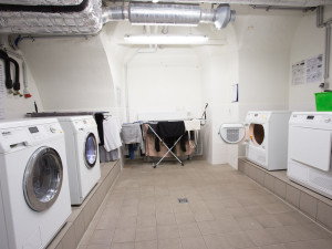 Laundry room of the ÖJAB-Haus Johannesgasse.