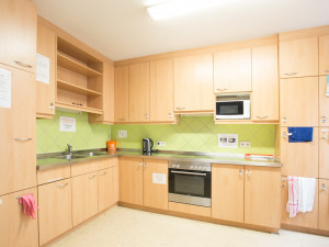 Communal kitchens at the ÖJAB-Haus Niederösterreich 2.