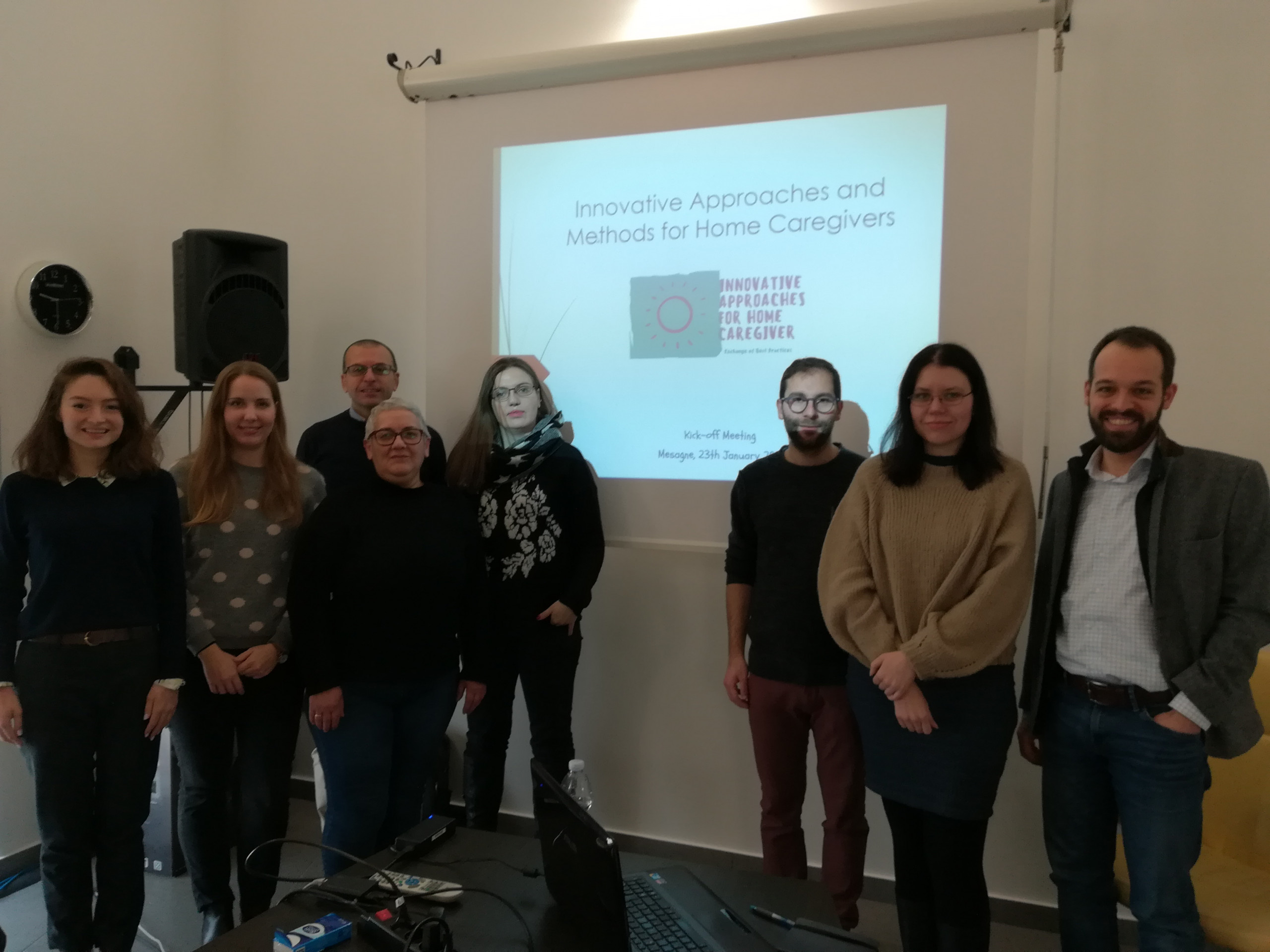 Members of the project at the kick off meeting in Mesagne, Italy