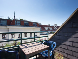 Balkon des ÖJAB-Hauses Salzburg in Wien.