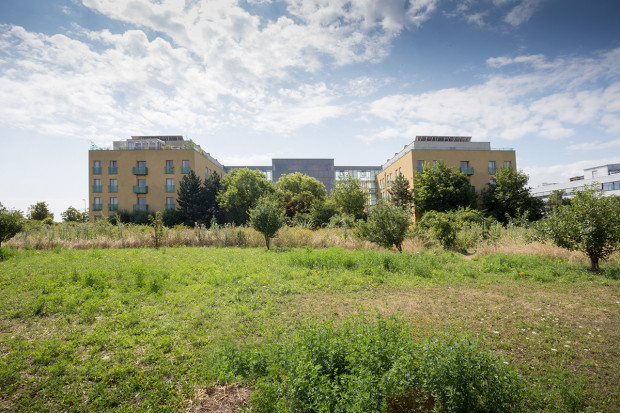 Außenaufnahme des ÖJAB-Hauses Eisenstadt.