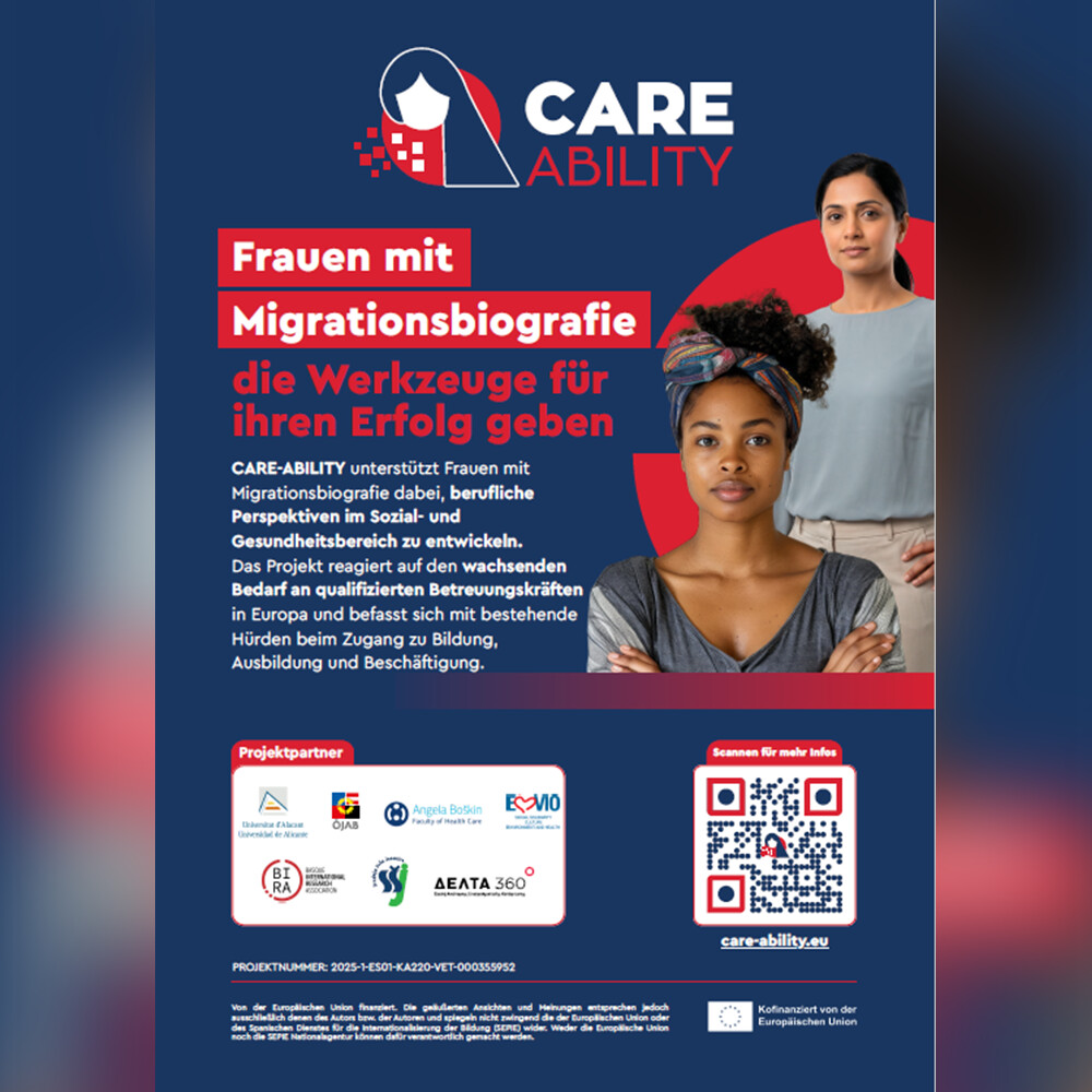Poster über das Projekt "Care Ability".