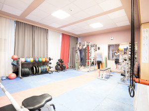 fitness room of the ÖJAB-Haus Burgenland 3.