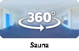 360-Grad-Aufnahme: Sauna