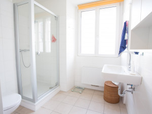 Bathroom at the ÖJAB-Haus Johannesgasse.