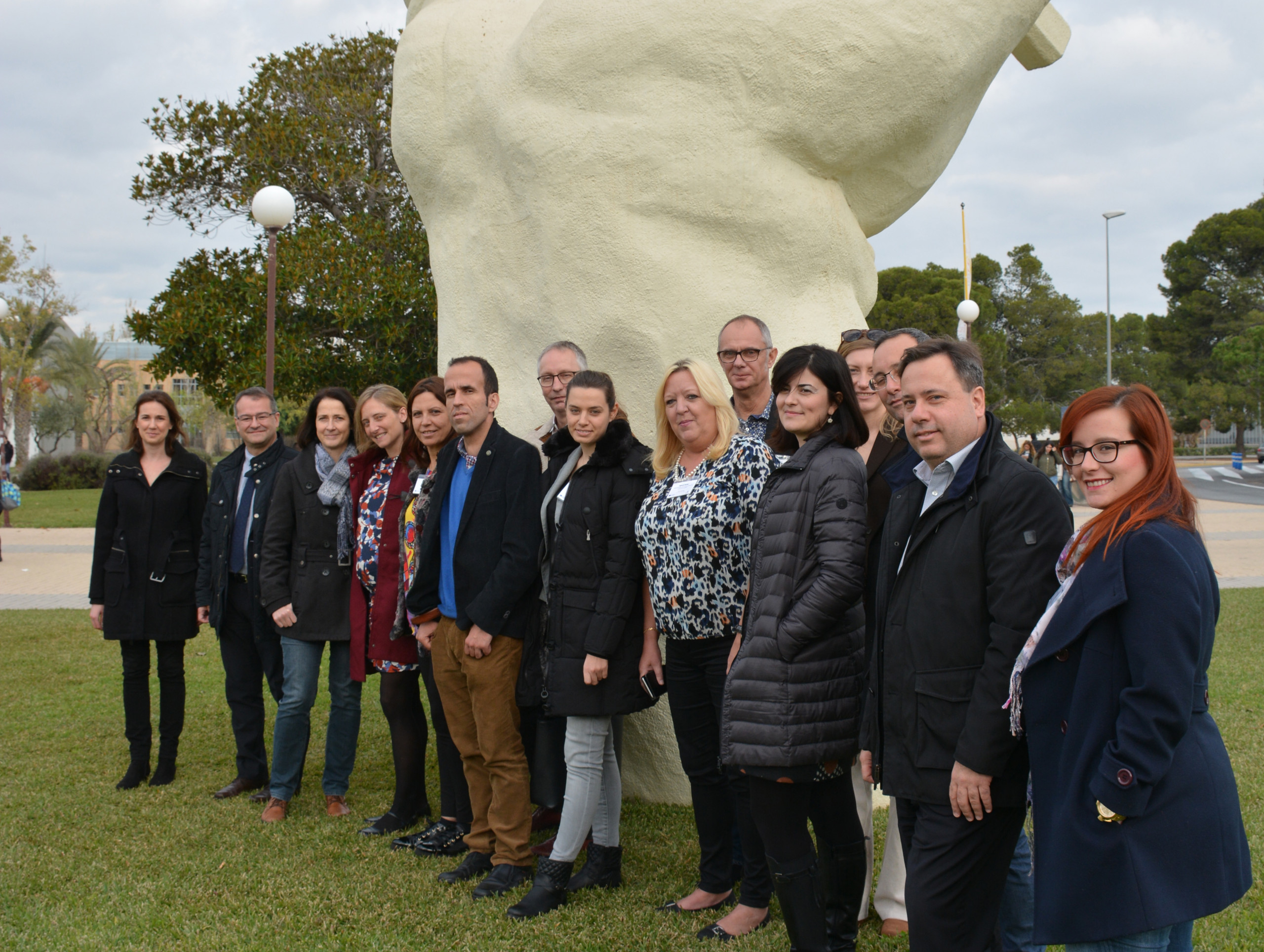 Group photo of participants of the LikeHome kick-off meeting , which took place on 14th  and 15th of December 2016 in Alicante, Spain. During the meeting, in addition to getting to know each other, the first steps were planned and responsibilities were clarified.