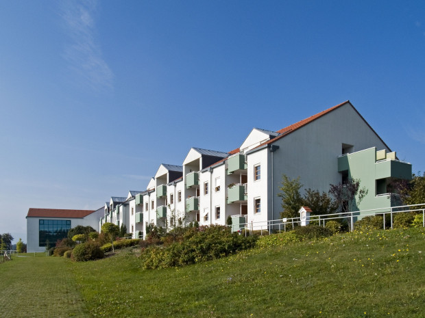 Die ÖJAB-Waldpension in erhöhter Lage in den Voralpen ...